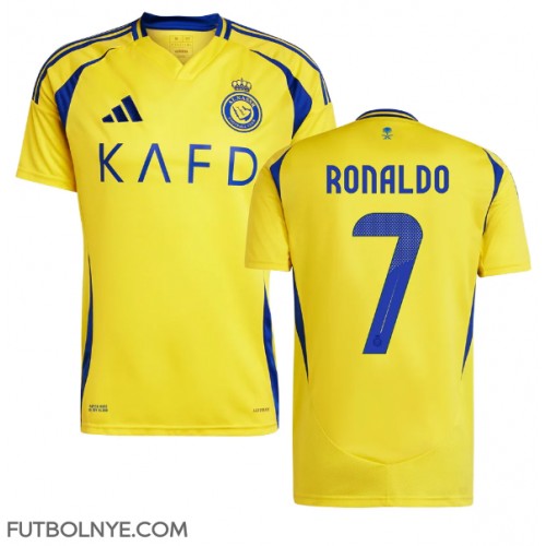 Camiseta Al-Nassr Cristiano Ronaldo #7 Primera Equipación 2024-25 manga corta